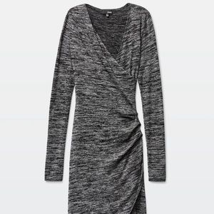 Wilfred Free Charcoal ‘Klum’ Midi Dress